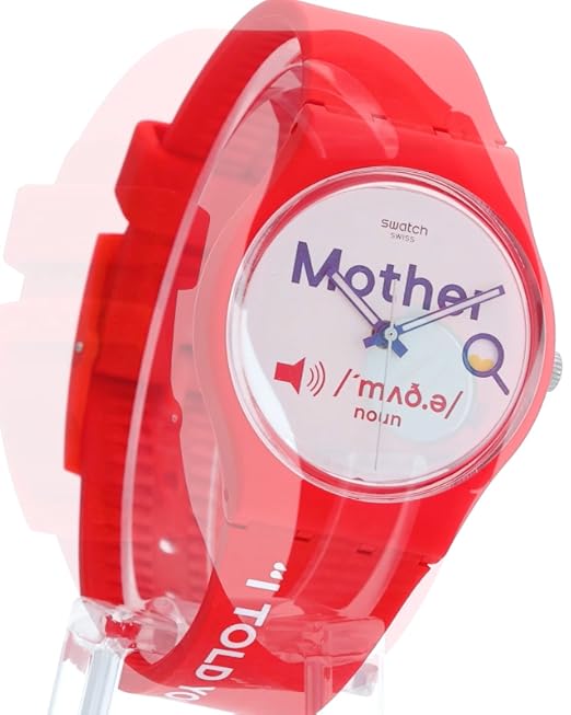 Amazon.co.jp: [スウォッチ] 腕時計 ALL ABOUT MOM Mother's Day GZ713